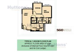 Blk 430C Fernvale Ridge (Sengkang), HDB 3 Rooms #610847871